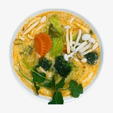 Tofu And Vegetable Milky Tom Yum Soup by Chef Manida