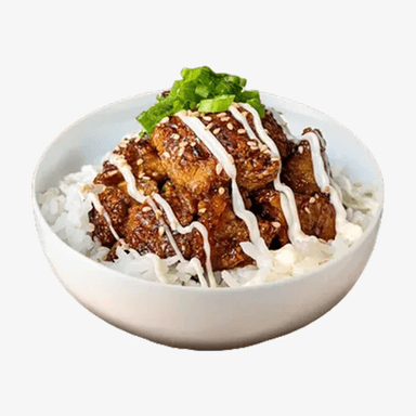Vegan Teriyaki Tofu Rice Bowl by Chef Masa