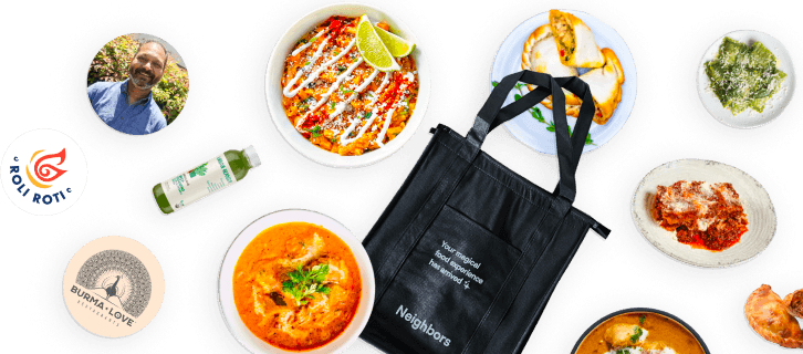 Single delivery with multiple restaurant options